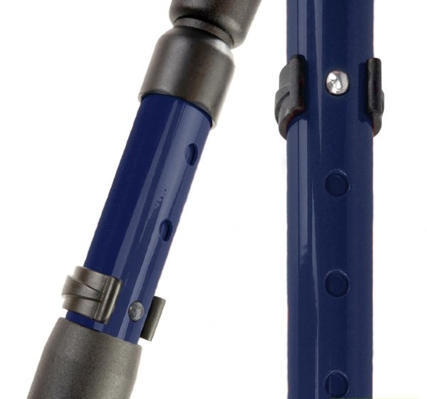 The crutch's height can be easily adjusted The crutch's height can be easily adjusted