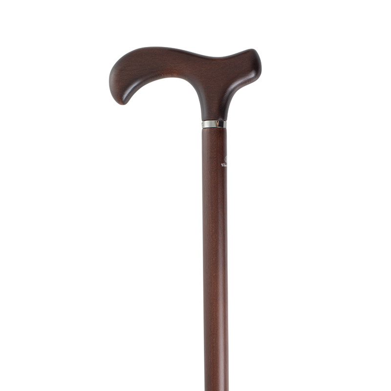 Chestnut Shepherd's Crook Walking Stick (4' 6")