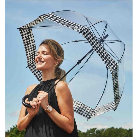 Fulton Birdcage Clear Dome Umbrella WalkingSticks