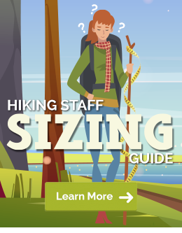 Learn how to size your hiking staff
