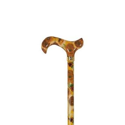 National Gallery Van Gogh Sunflowers Derby Adjustable Walking Stick