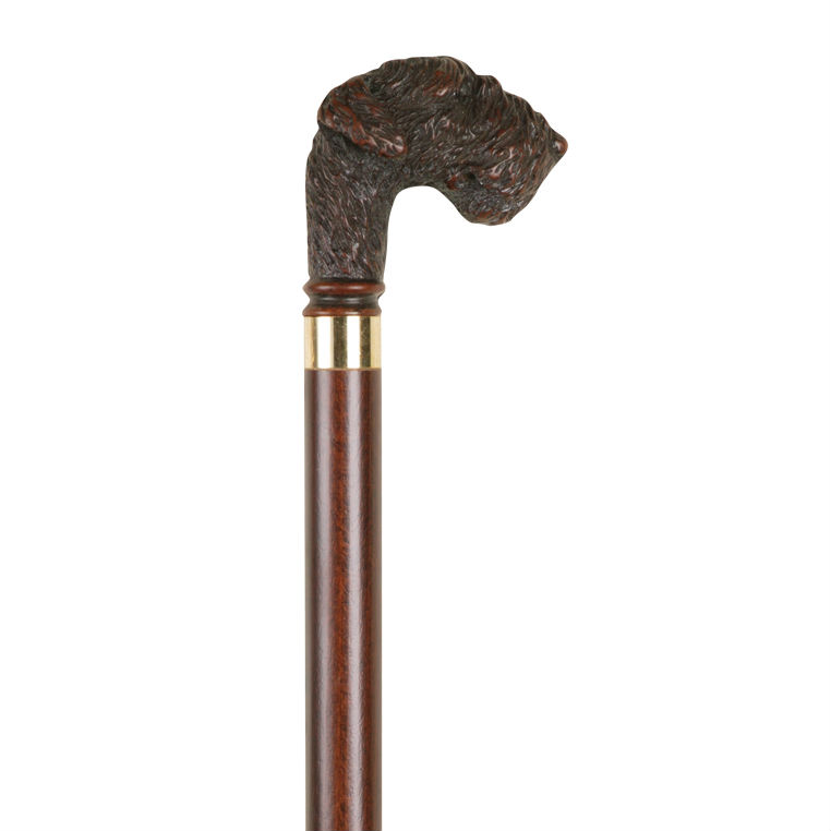 Airedale collectors walking stick