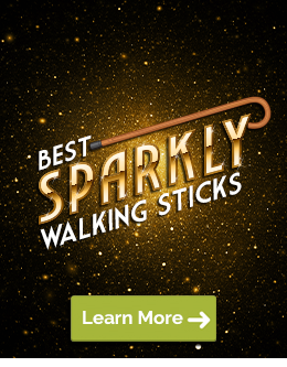 See Our Best Sparkly Walking Sticks