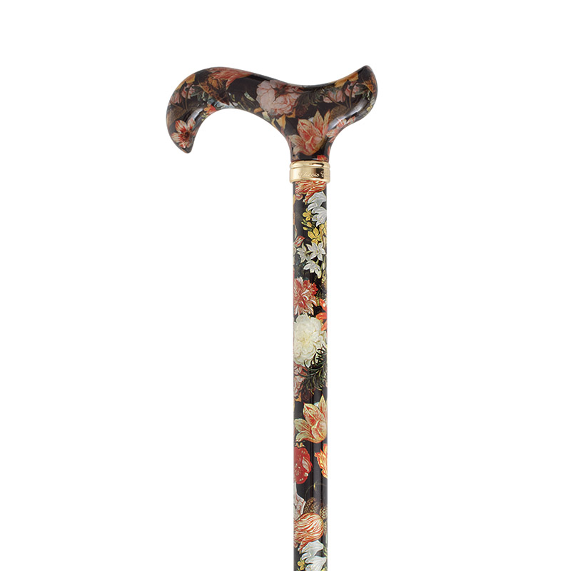 Adjustable National Gallery Bosschaert Derby Handle Walking Cane