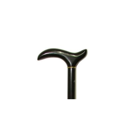 Buffalo Horn Derby Handle Ebony Cane