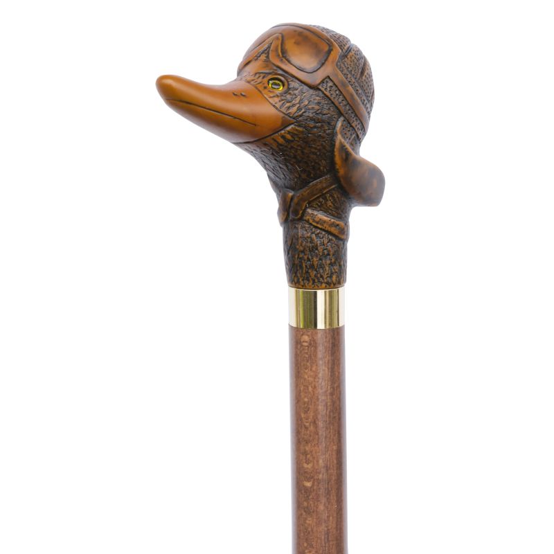 Brown Aviator Duck Cane