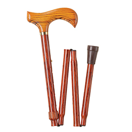 Brown Folding Walking Sticks