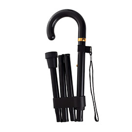 Crook Handle Folding Walking Sticks