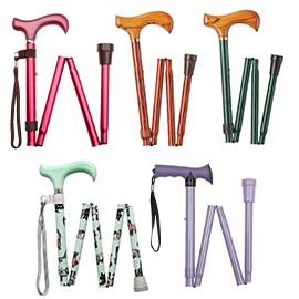 Folding Walking Sticks by Colour