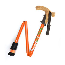 Orange Folding Walking Sticks