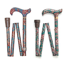 Paisley Folding Walking Sticks