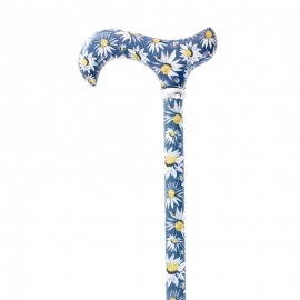 Patterned Blue Walking Sticks