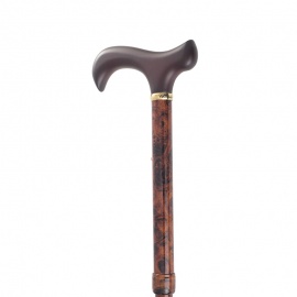 Patterned Brown Walking Sticks