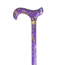 Patterned Purple Walking Sticks