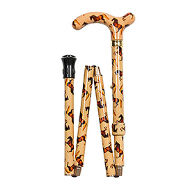 Petite Handle Folding Walking Sticks