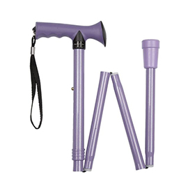 Purple Folding Walking Sticks