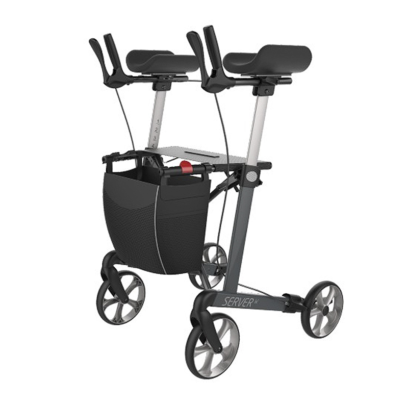 Height-Adjustable Rollators with Seats