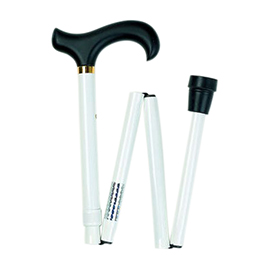 White Folding Walking Sticks