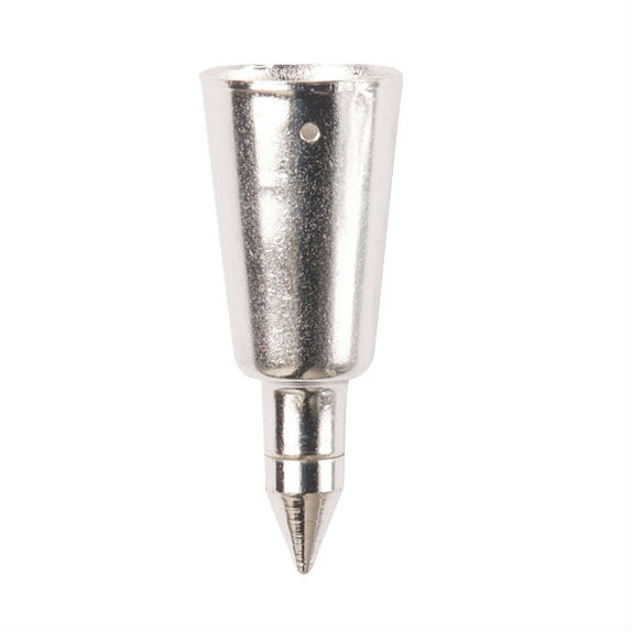 spiked-tip metal ferrule