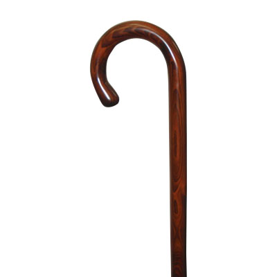 Cherry Crook Handle Walking Stick