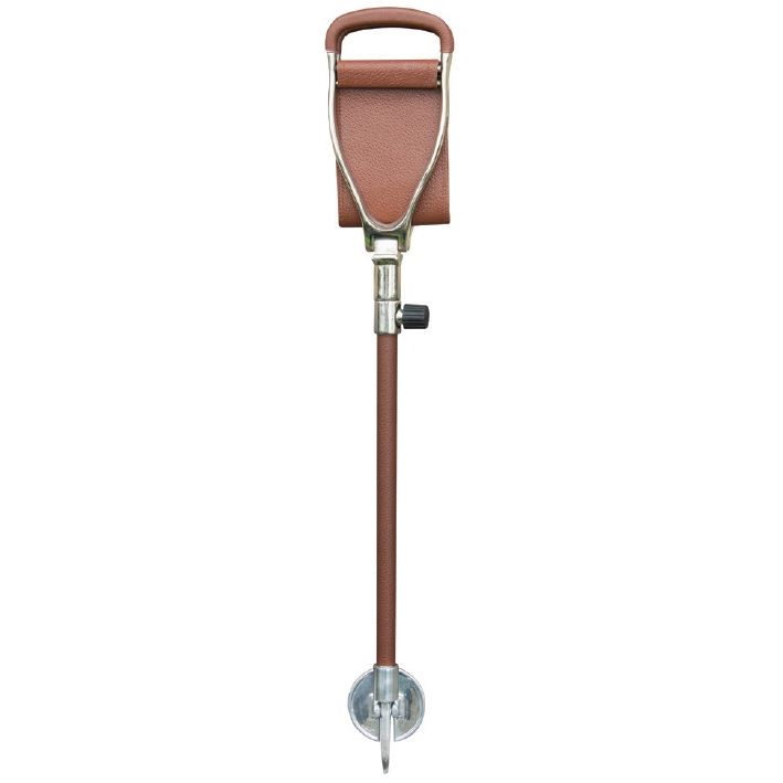 Country Tan Leather Shooting Stick Seat