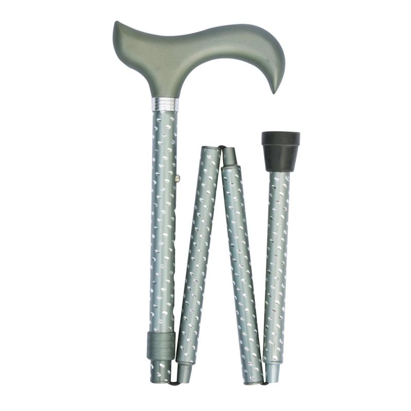 Click here to shop now Engraved Sage Derby Adjustable Folding Walking Stick