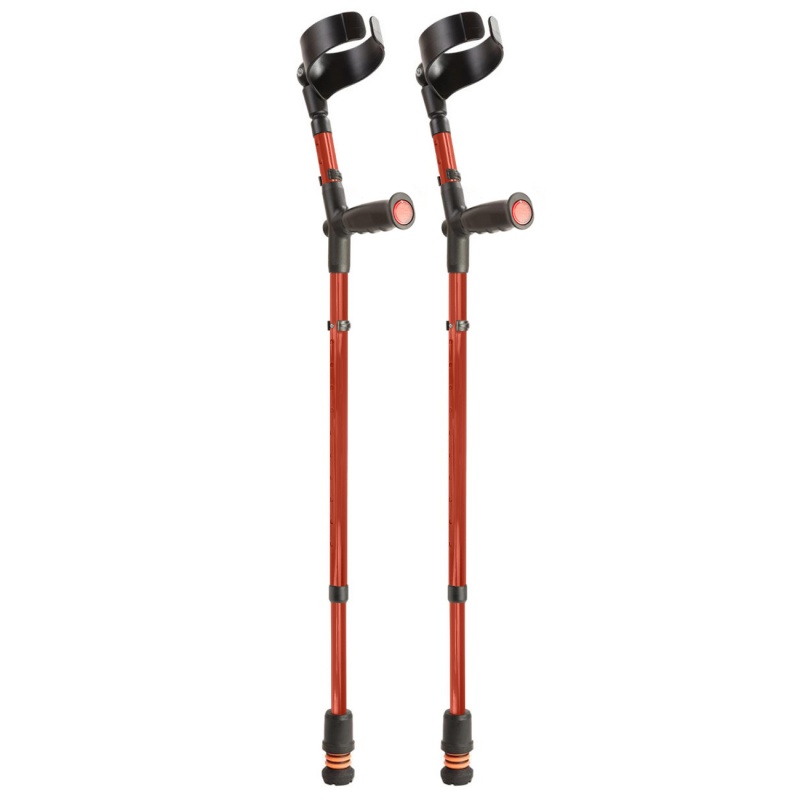 Flexyfoot closed-cuff crutches