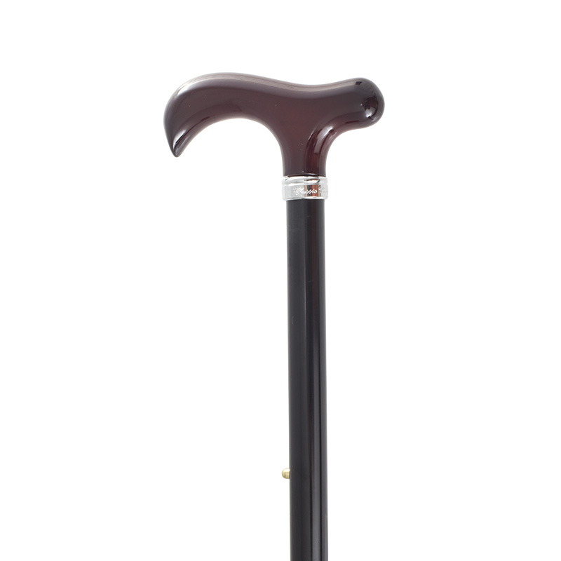 Ladies' Shock-Absorber Burgundy Orthopaedic Walking Cane