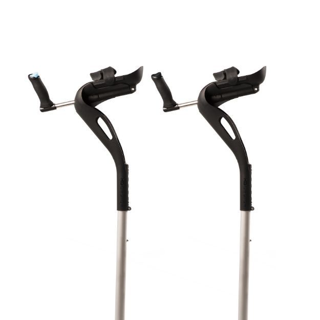 M+D Adjustable Forearm Crutches Pair