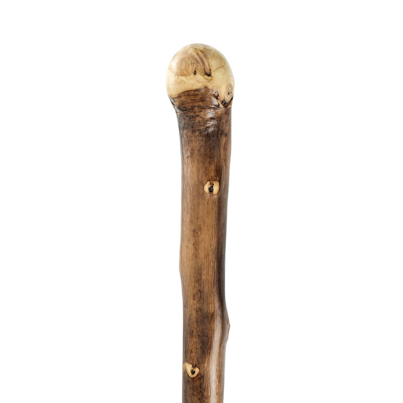 Scorched and Polished Ash Coppice Knobstick Country Walking Stick