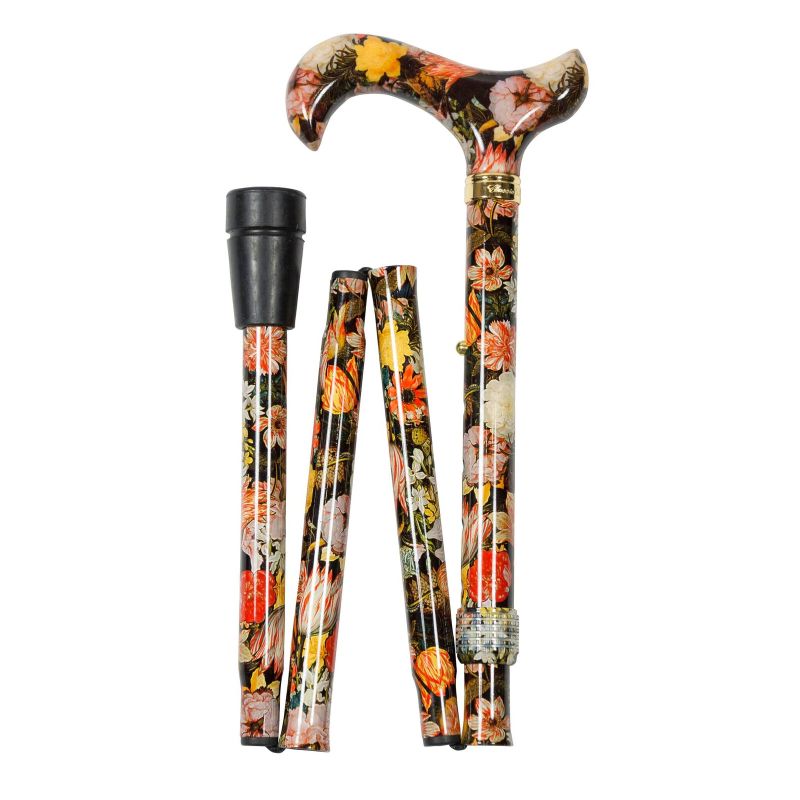 National Gallery Bosschaert Derby Adjustable Folding Walking Stick