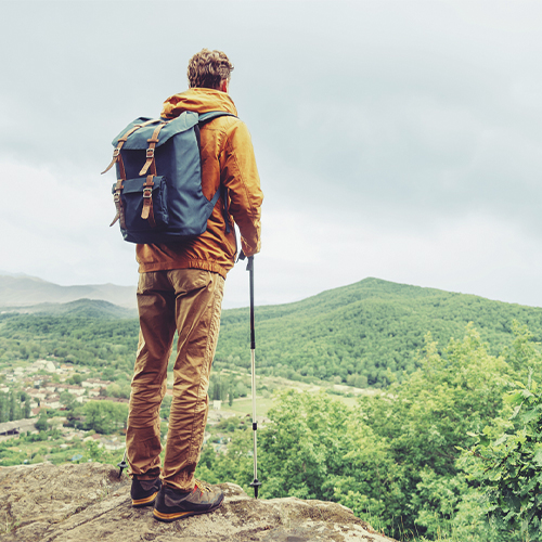 How Tall Should a Hiking Staff Be?