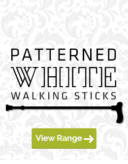 Browse Our Walking Sticks with Interesting White Patterns