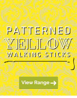 Walking Sticks with Interesting Yellow Patterns