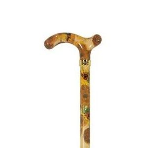 National Gallery Sunflowers Petite Derby Adjustable Walking Stick