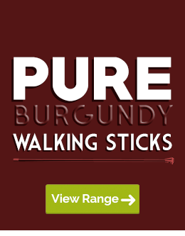 Walking Sticks with a Pure Burgundy Colouring