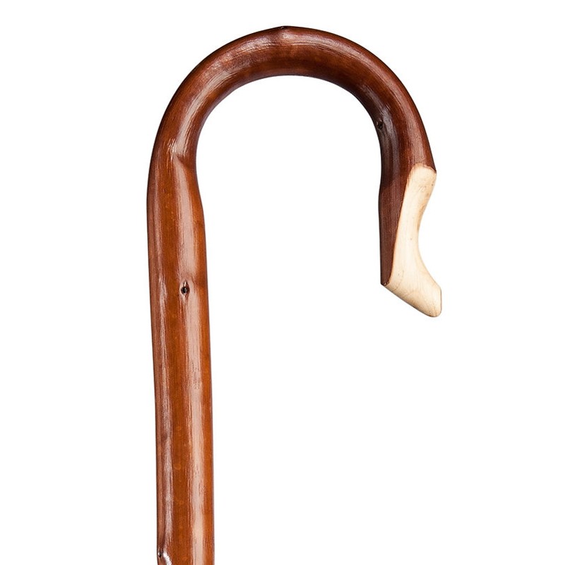 Chestnut Long Shepherd's Crook (5ft)