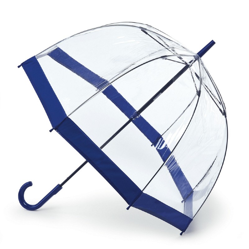 Fulton Birdcage Navy-Trim Bridesmaid Umbrellas (Pack of 5)