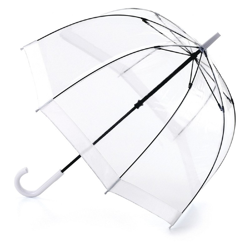 Fulton Birdcage White-Trim Bridesmaid Umbrellas (Pack of 5)