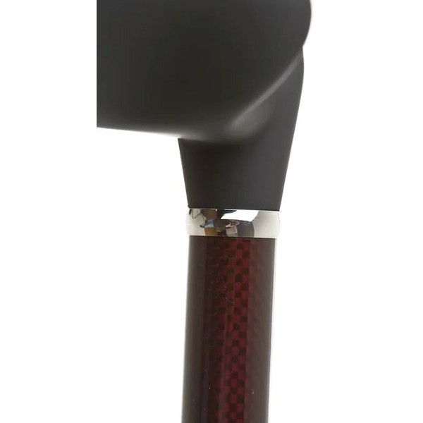 Telescopic Carbon Fibre Claret Cane With Fischer Handle (Left Handed)