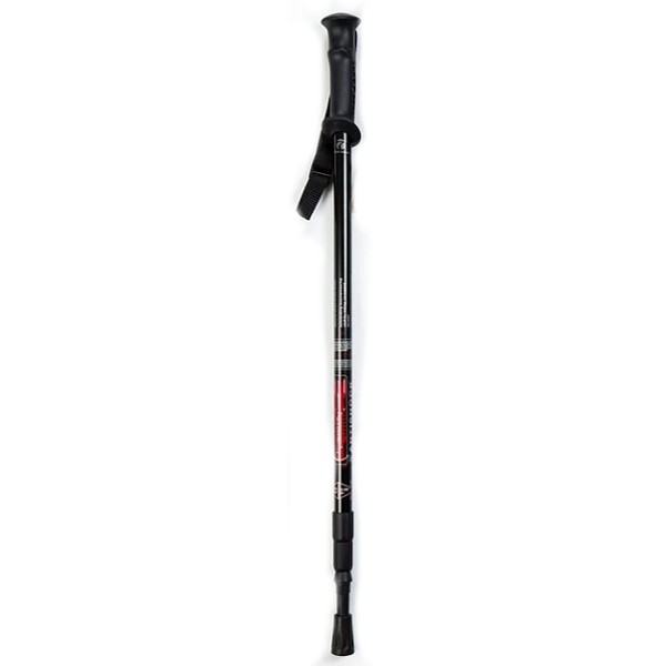 Telescopic Trekking Pole Black WalkingSticks