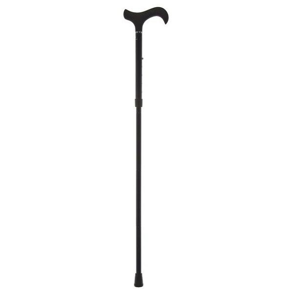 Telescopic Carbon Fibre Derby Cane with Black Diamond Pattern