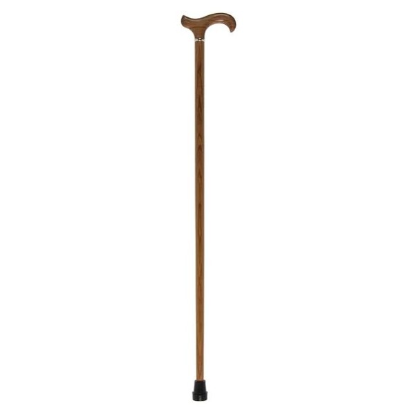 Zebrawood Derby Cane with Silver Plated Collar