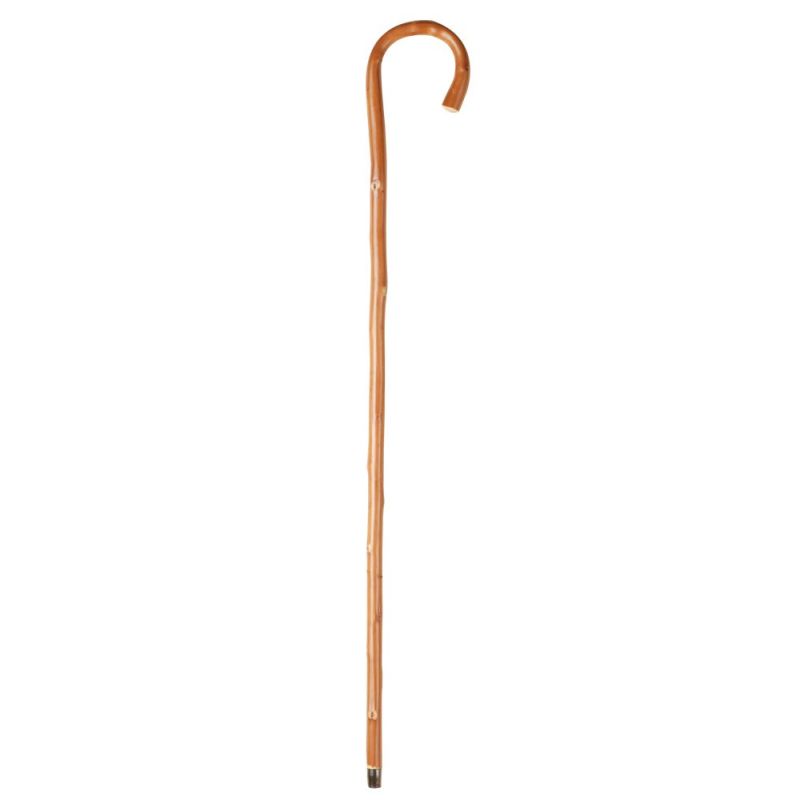 Gents Chestnut Walking Stick with Crook Handle