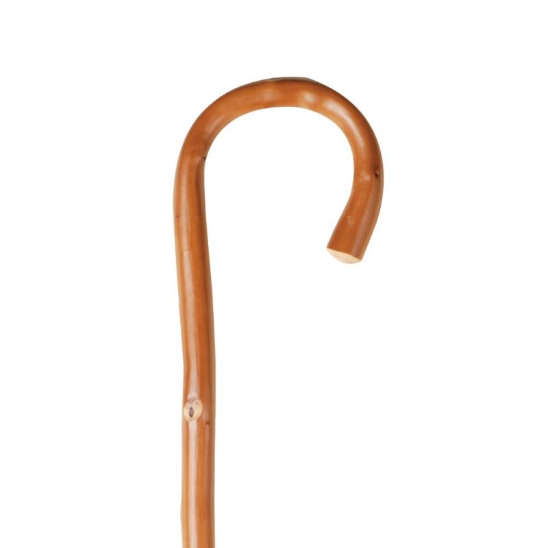 Gents Chestnut Walking Stick with Crook Handle