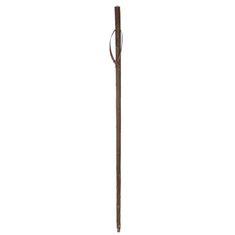 Natural Chestnut Hiker Stick with Metal Ferrule