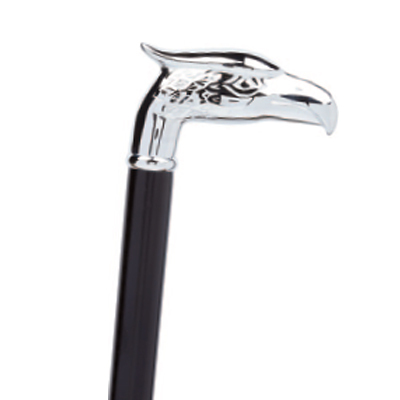 Eagle Handle Chrome Dress Cane