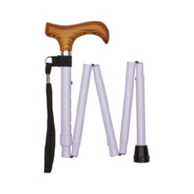 Ziggy Adjustable Mini Folding Walking Stick in Pastel Lilac
