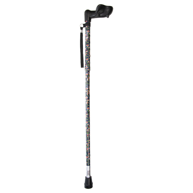 Height-Adjustable Folding Morris Anatomical Walking Stick