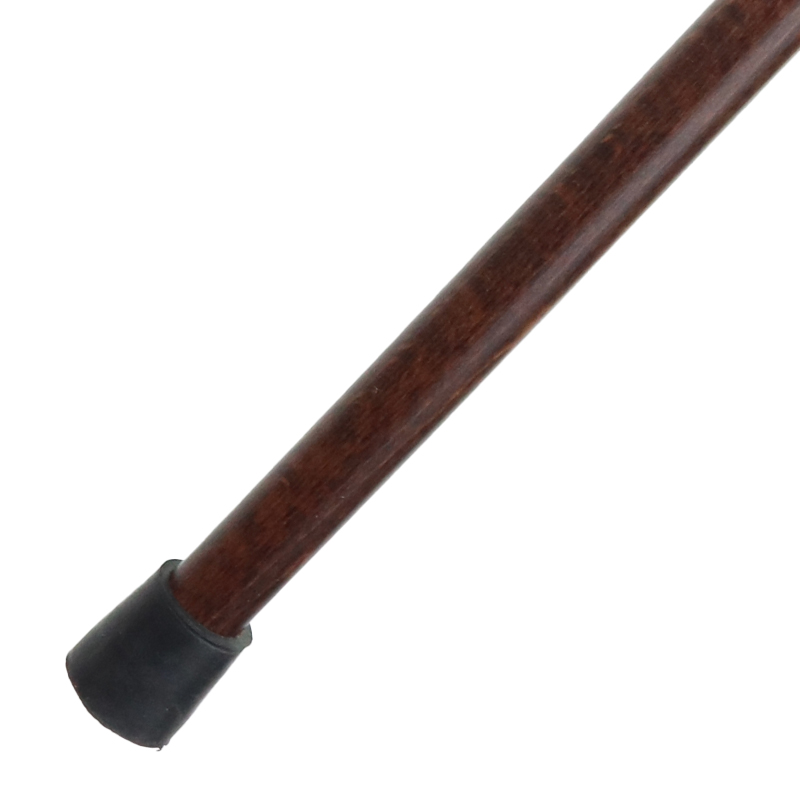 Beech Derby Cane with Leopard Print Handle